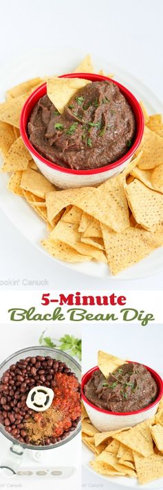 5-Minute Black Bean Dip