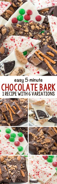 5 Minute Easy Chocolate Bark