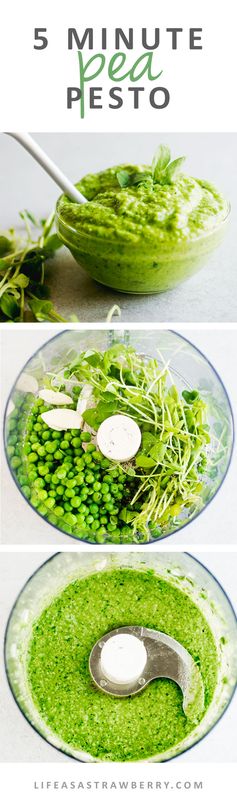 5 Minute Pea Pesto