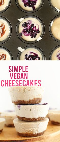 7 Ingredient Vegan Cheesecakes