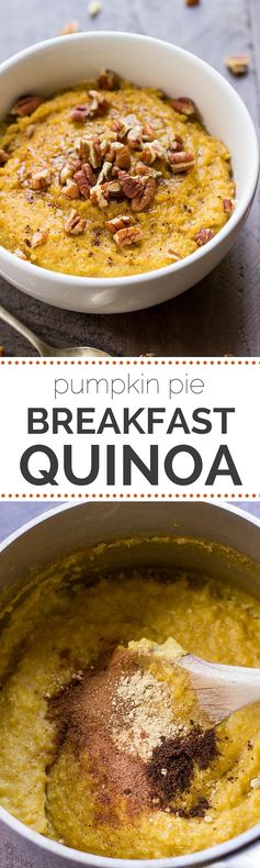 90-Second Pumpkin Pie Breakfast Quinoa