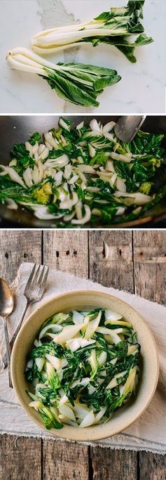 A Basic Stir-Fried Bok Choy