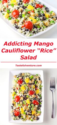 Addicting Mango, Black Bean, and Cauliflower 