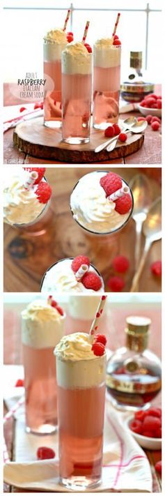 Adult Raspberry Italian Cream Soda