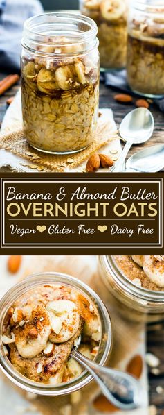 Almond Butter Overnight Oats