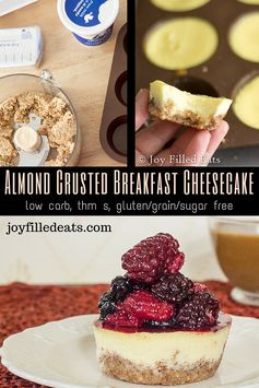 Almond Crusted Breakfast Cheesecake