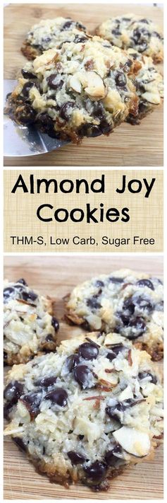 Almond Joy Cookies (Low Carb, Sugar Free, THM-S