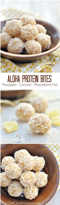 Aloha Energy Bites - Pineapple Coconut Protein Balls