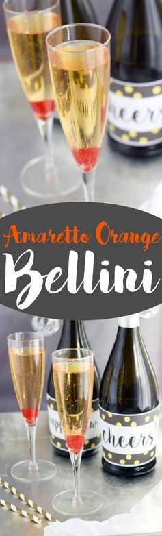 Amaretto Orange Bellini