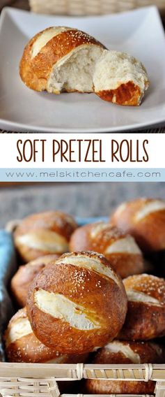 Amazing Soft Pretzel Rolls