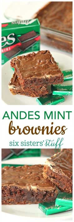 Andes Mint Brownies