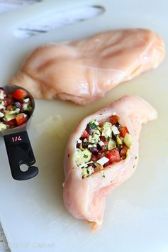 Antipasto Stuffed Chicken Breasts