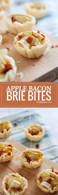 Apple Bacon Brie Bites