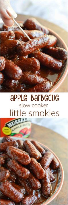 Apple Barbecue Slow Cooker Little Smokies