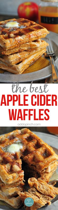 Apple Cider Waffles