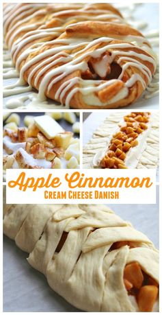 Apple Cinnamon Cream Cheese Danish