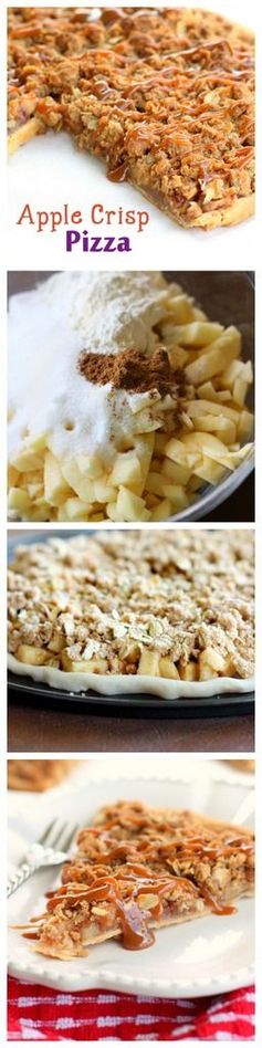 Apple Crisp Pizza