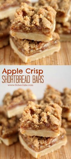 Apple Crisp Shortbread Bars