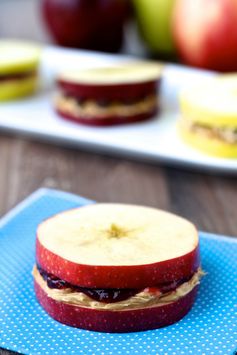 Apple PB & J Sandwiches