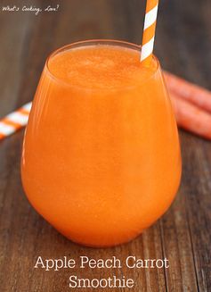 Apple Peach Carrot Smoothie