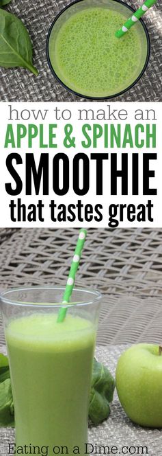 Apple Spinach Green Smoothie