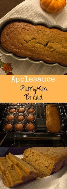 Applesauce pumpkin bread