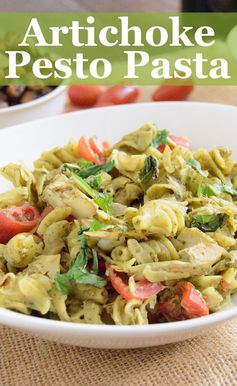 Artichoke Pesto Pasta (#Sunday Supper