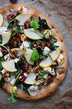 Arugula Apple & Goats Cheese Flatbread