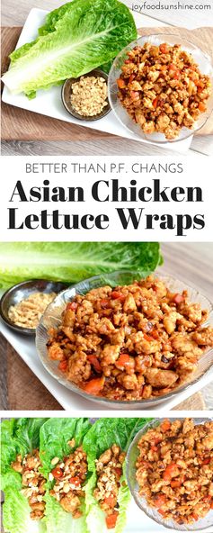 Asian Chicken Lettuce Wraps (better than P.F. Chang's