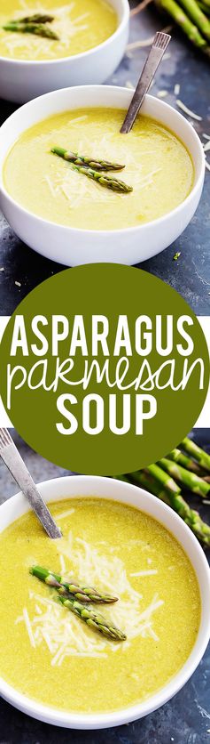 Asparagus Parmesan Soup