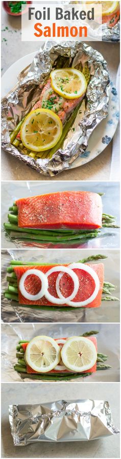 Asparagus Salmon in a Foil