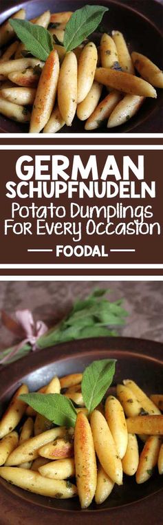 Authentic German Schupfnudeln Potato Dumplings