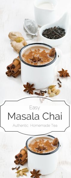 Authentic Homemade Masala Chai