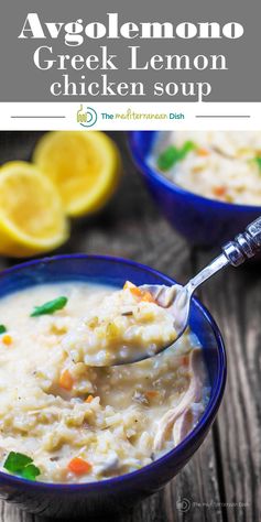 Avgolemeno: Greek Lemon Chicken Soup