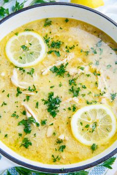 Avgolemono Soup (aka Greek Lemon Chicken Soup