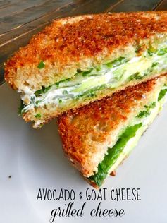 Avocado & goat cheese grilled cheese