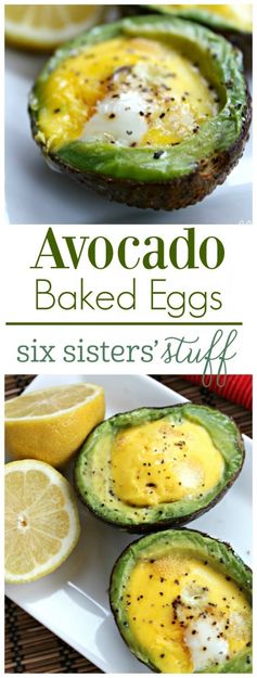 Avocado Baked Eggs