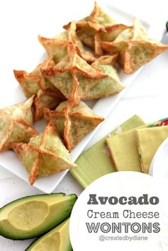 Avocado Cream Cheese Wonton