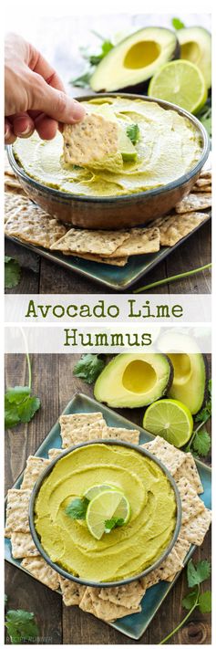 Avocado Lime Hummus