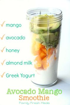 Avocado Mango Smoothie