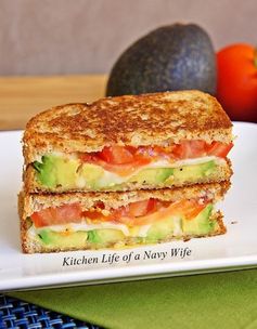 Avocado-Tomato Grilled Cheese Sandwich