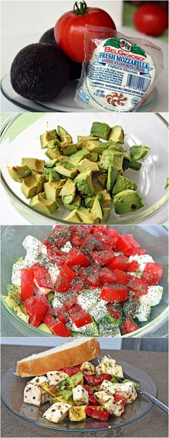 Avocado / Tomato/ Mozzarella Salad