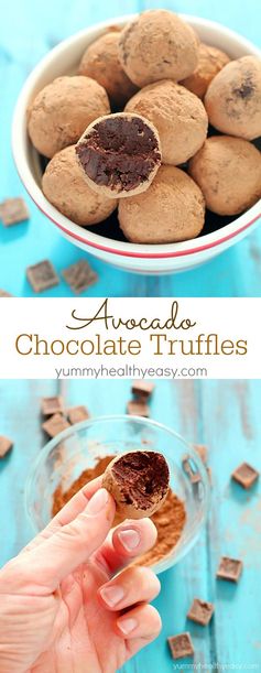 Avocado Truffle Chocolates