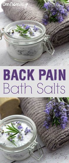 Back Pain Bath Salts