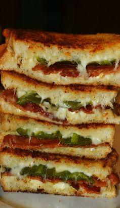 Bacon & Jalapeno Popper Grilled Cheese Sandwiches