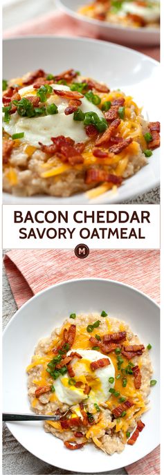 Bacon Cheddar Savory Oatmeal