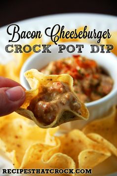 Bacon Cheeseburger Crock Pot Dip