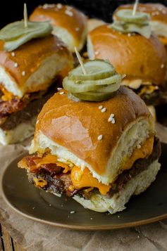 Bacon Cheeseburger Sliders