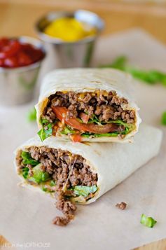 Bacon Cheeseburger Wraps