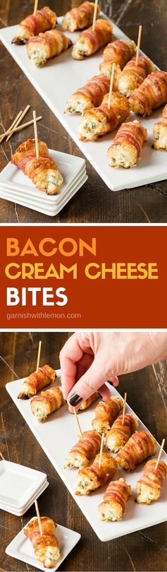 Bacon Cream Cheese Bites